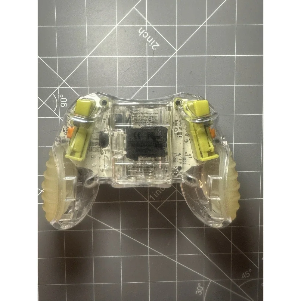 Vintage Mad Catz Xbox Wireless Translucent Gaming Controller -Untested/No Dongle